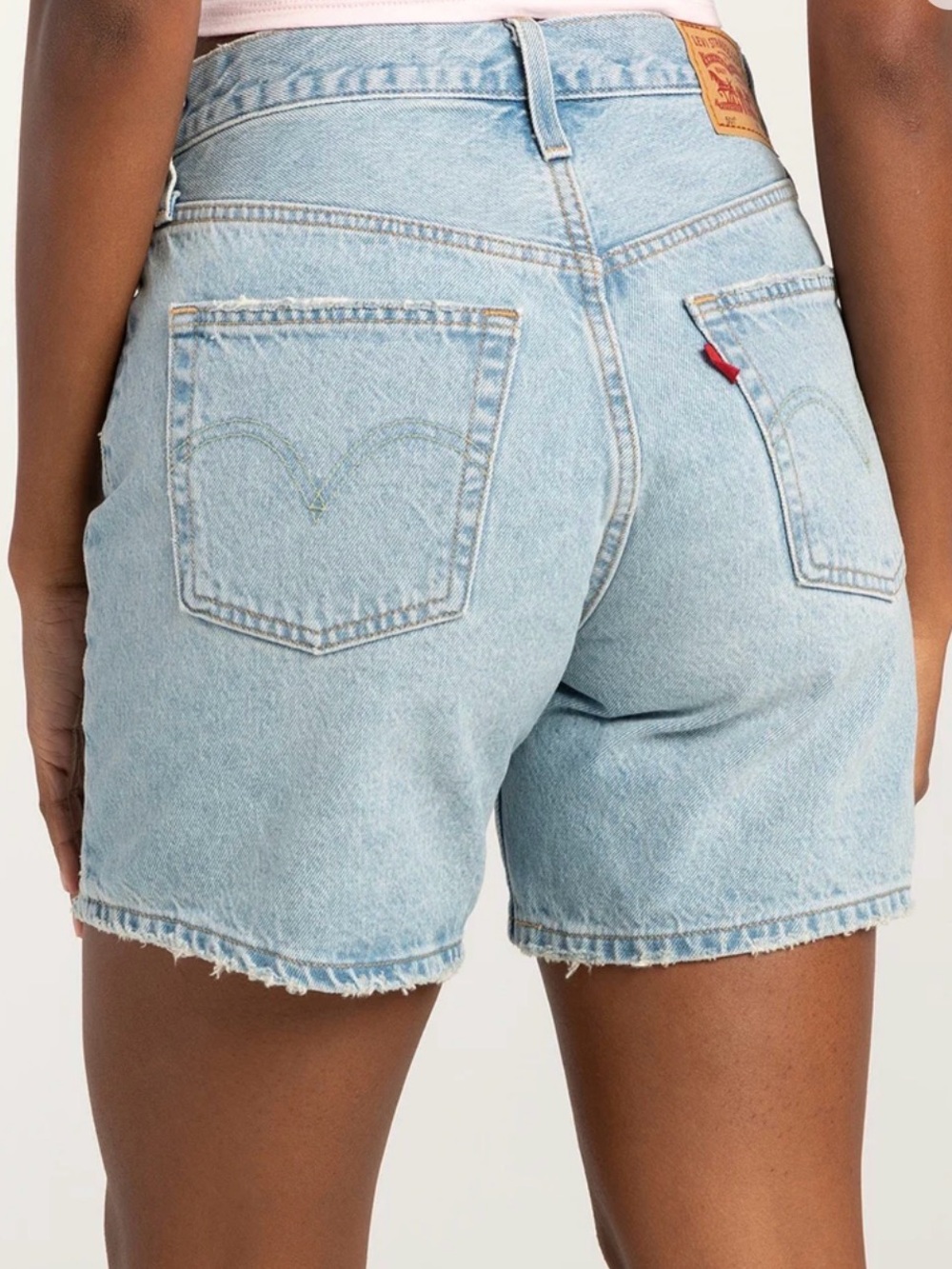 Levi's Light high rise Denim Cutoff Shorts distressed size 25
